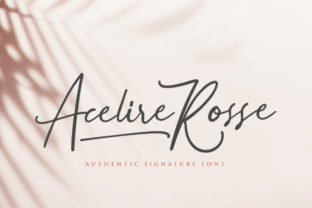Acelire Rosse: The Perfect Handwritten Font for Crafters