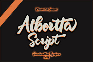 Albertta: A Bold Handwritten Font for Editorial Impact