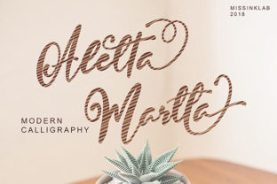 Aletta Martta: A Handwritten Font for Campaign Visuals