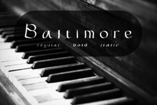 Baltimore Font: The Handwritten Typeface for Scroll-Stopping Brands