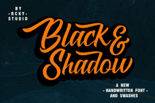 Black Shadow: The Bold Handwritten Font for Scroll-Stopping Marketing
