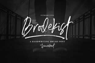 Brodekist Font Review: Bold Handwritten Style for Campaigns