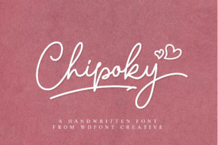 Chipoky Font: A Handwritten Typeface for Editorial Design