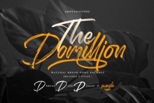 Domillion: A Bold Handwritten Font for Editorial Impact