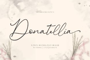 Donatellia: A Bold Script Font for Small Business Branding