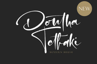 Dontha Tethaki: A Bold Handwritten Font for Makers