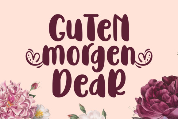 Elevate Your Brand with the Guten Morgen Dear Typeface