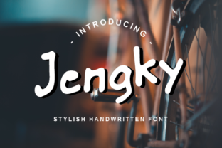 Jengky: A Playful Handwritten Font for Editorial Design