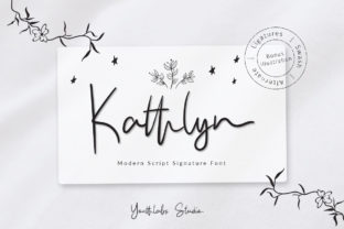 Kathlyn: A Modern Handwritten Font for Editorial Design