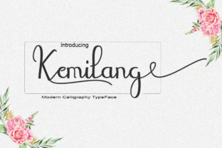 Kemilang: A Delicate Script Typeface for Editorial Design
