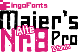 Maier s Alte Nr. 8: A Handwritten Font for Bold Campaigns