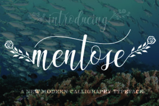 Mentose: A Handwritten Font for Authentic Branding