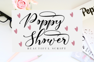 Poppy Shower: The Script Font That Elevates Your Brand