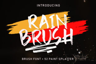 Rain Brush Font: A Bold Script for Small Business Branding