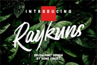 Raykuns: A Bold Handwritten Typeface for Urban Branding