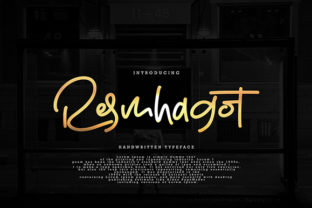 Resmhagot: A Handwritten Typeface for Authentic Branding