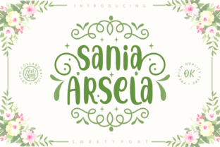 Sania Arsela: A Whimsical Handwritten Font for Makers