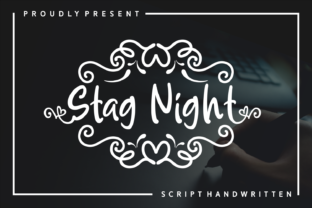 Stag Night Font Review: A Romantic Web Typeface