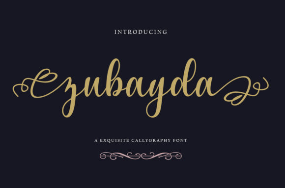 Zubayda: A Handwritten Font for Modern Web Design